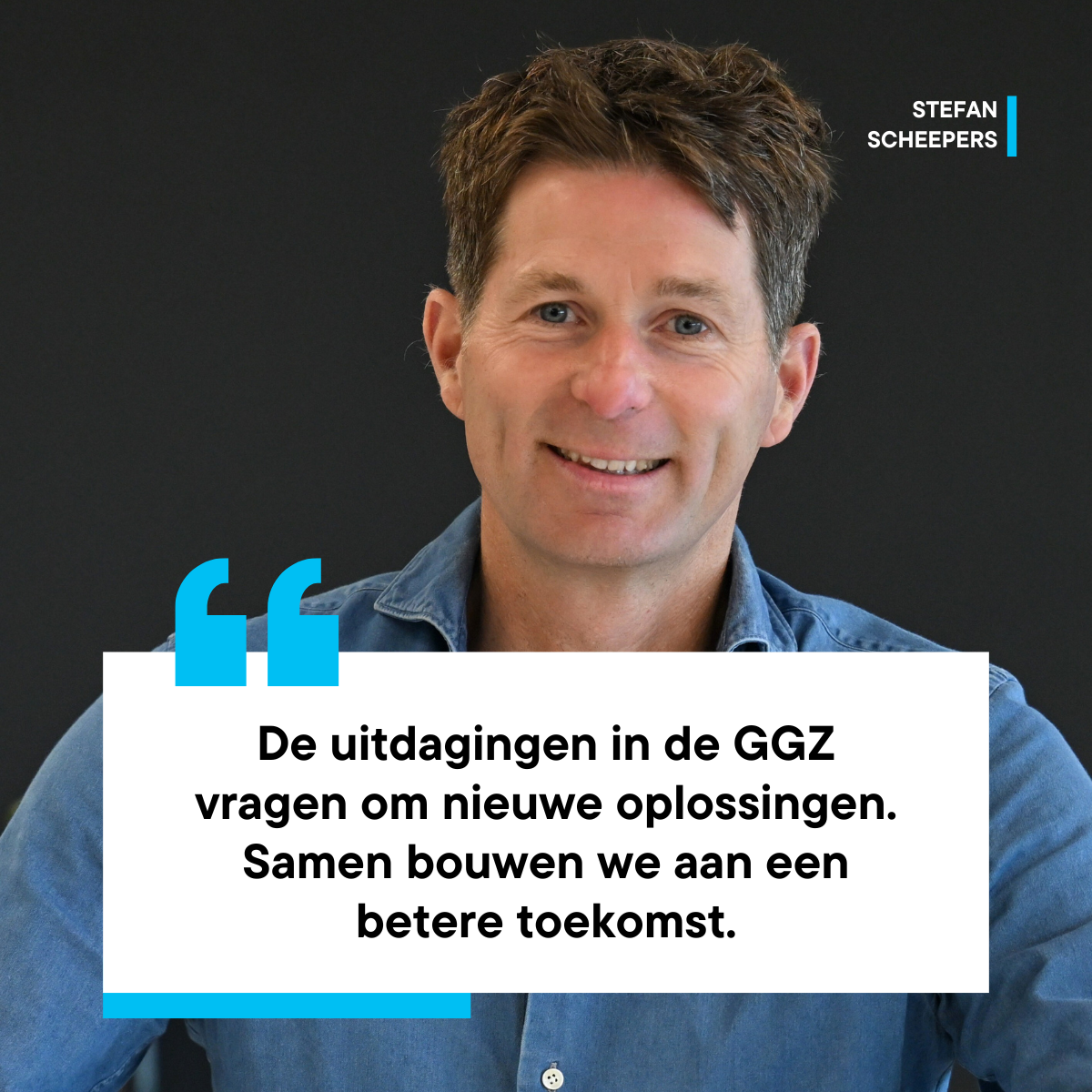 Stefan Scheepers met quote: